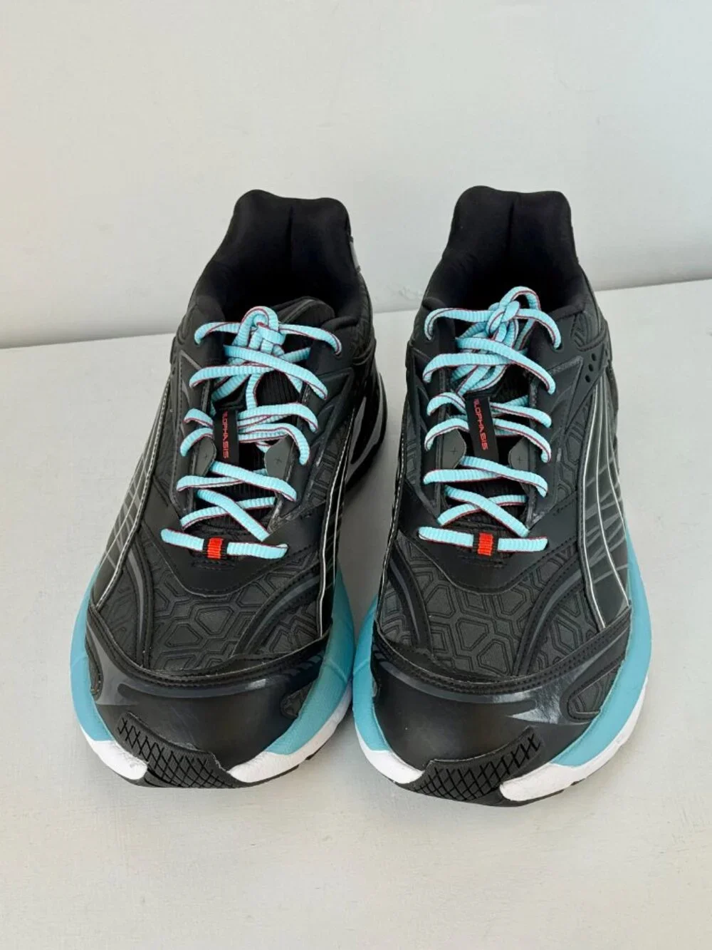 Men's 10.5 - Puma Luxe Sport Velophasis Shoes Black  - 390537-01